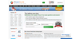 Desktop Screenshot of itexamguide.com